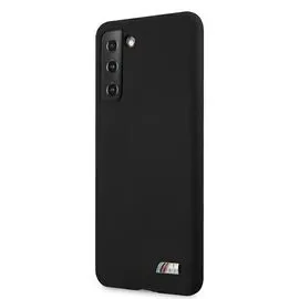 Etui BMW BMHCS21MMSILBK S21+ G996 czarny/black Silicone M Collection | Techbox