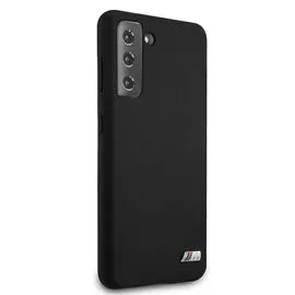 Etui BMW BMHCS21MMSILBK S21+ G996 czarny/black Silicone M Collection | Techbox