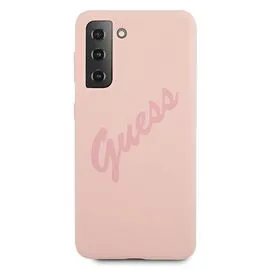 Guess GUHCS21MLSVSPI S21+ G996 pink/pink hardcase Script Vintage | Techbox