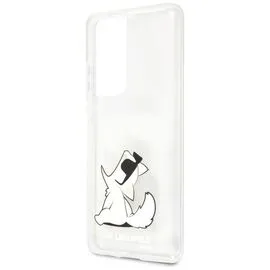 Karl Lagerfeld KLHCS21LCFNRC S21 Ultra G998 hardcase transparent Choupette Fun | Techbox