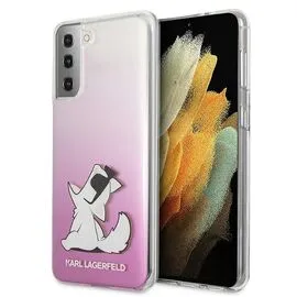 Karl Lagerfeld KLHCS21MCFNRCPI S21+ G996 hardcase różowy/pink Choupette Fun | Techbox