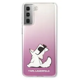 Karl Lagerfeld KLHCS21MCFNRCPI S21+ G996 hardcase różowy/pink Choupette Fun | Techbox