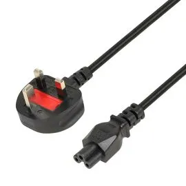 iBOX Power Cable for Laptops (clover) VDE 1.8m UK plug | Techbox