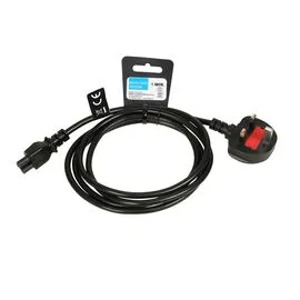 iBOX Power Cable for Laptops (clover) VDE 1.8m UK plug | Techbox