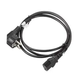 Lanberg CA-C13C-11CC-0018-BK power cable Black 1.8 m C13 coupler CEE7/7 | Techbox
