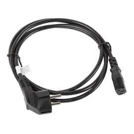 Lanberg CA-C13C-11CC-0018-BK power cable Black 1.8 m C13 coupler CEE7/7 | Techbox