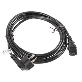 Lanberg CA-C13C-11CC-0050-BK power cable Black 5 m C13 coupler CEE7/7 | Techbox