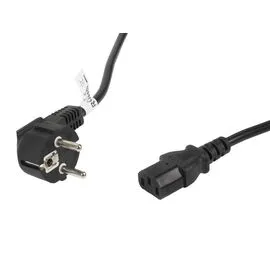 Lanberg CA-C13C-11CC-0100-BK power cable Black 10 m C13 coupler CEE7/7 | Techbox
