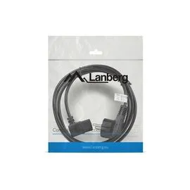 Lanberg CA-C13C-12CC-0018-BK power cable Black 2 m C13 coupler CEE7/7 | Techbox