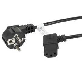 Lanberg CA-C13C-12CC-0018-BK power cable Black 2 m C13 coupler CEE7/7 | Techbox