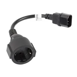 Lanberg CA-C14E-10CC-0018-BK power cable Black C14 coupler | Techbox