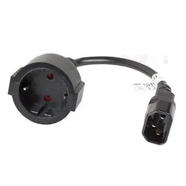 Lanberg CA-C14E-10CC-0018-BK power cable Black C14 coupler | Techbox