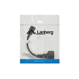 Lanberg CA-C14E-10CC-0018-BK power cable Black C14 coupler | Techbox