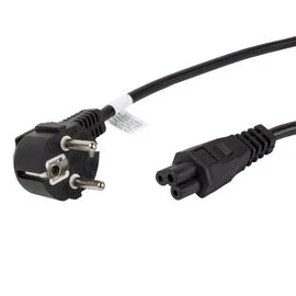 Lanberg power cable for laptop cee 7/7->c5 ca-c5ca-11cc-0018-bk | Techbox
