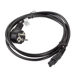 Lanberg power cable for laptop cee 7/7->c5 ca-c5ca-11cc-0018-bk | Techbox
