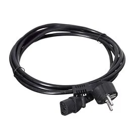 SAVIO CL-146 Power cable Schuko IEC C13, 3 m Black | Techbox