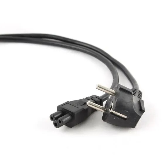 Gembird PC-186-ML12-1M power cable Black CEE7/7 C5 coupler | Techbox