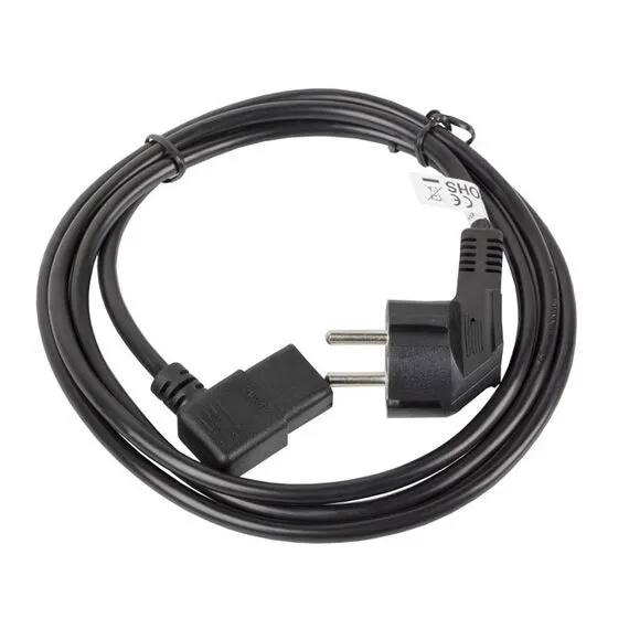 Lanberg CA-C13C-12CC-0018-BK power cable Black 2 m C13 coupler CEE7/7 | Techbox