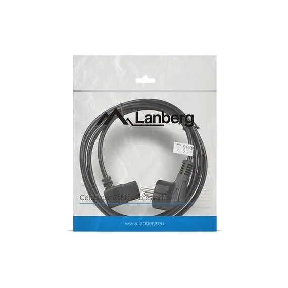Lanberg CA-C13C-12CC-0018-BK power cable Black 2 m C13 coupler CEE7/7 | Techbox
