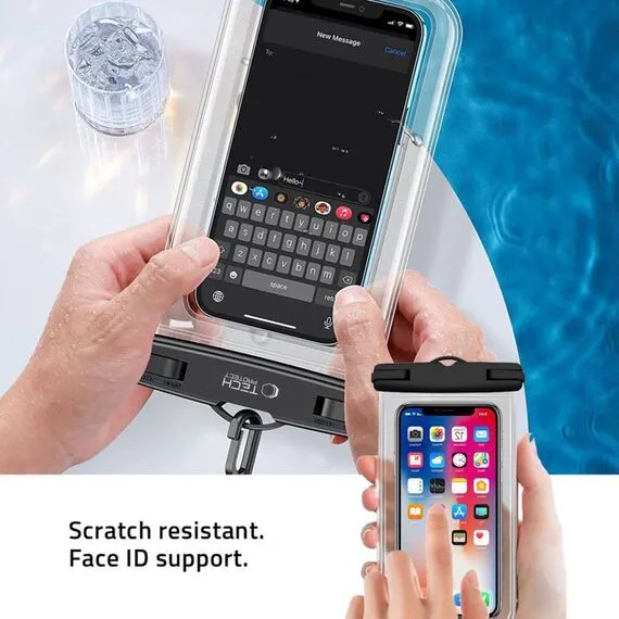 Tech-Protect Waterproof Case UWC7 waterproof for devices up to 6.9" - pink