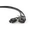 Gembird PC-186-ML12-1M power cable Black CEE7/7 C5 coupler | Techbox