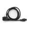 Gembird PC-186-ML12-1M power cable Black CEE7/7 C5 coupler | Techbox