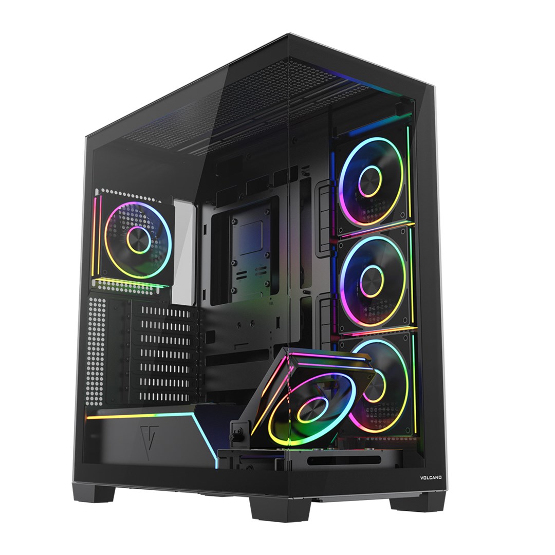 MODECOM VOLCANO STELLAR PLUS ARGB MIDI 5F BLACK - Techbox - Τεχνολογία ...