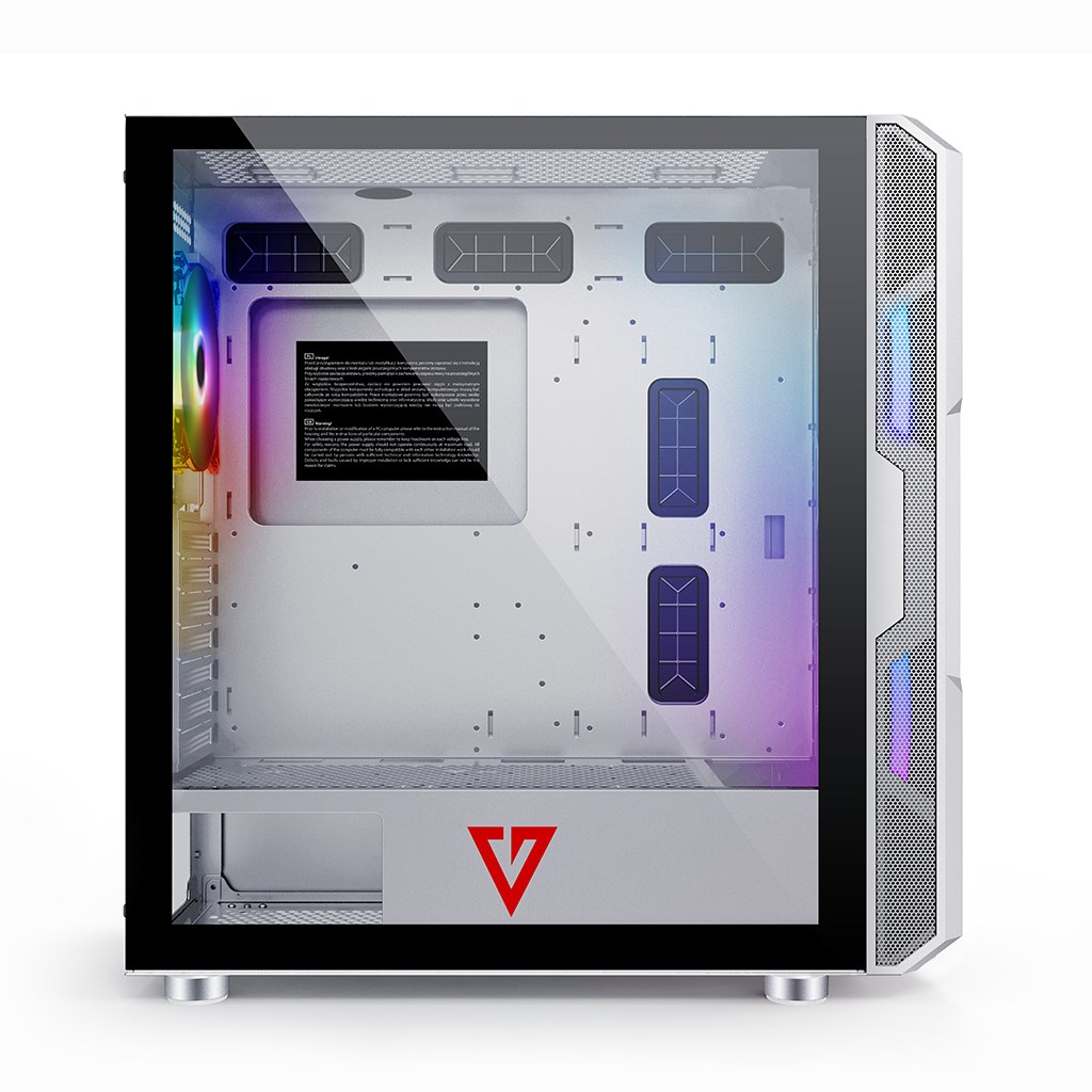 Modecom AMIRANI ARGB Midi Tower White - Techbox - Τεχνολογία & Gaming