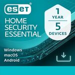 ESET HOME Security Essential (Τελευταία Έκδοση) (5 Devices - 1 Year) Multi device Ηλεκτρονική Άδεια | Techbox