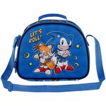 Sonic The Hedgehot Lets Roll 3D lunch bag - STATIONERY / SCHOOL|SNACK BAGS