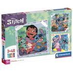 Disney Stitch puzzle 3x48pcs |  Techbox