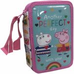 Pepa Pig triple pencil case - STATIONERY / SCHOOL|FILLED PENCIL CASE