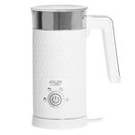 Adler AD 4494 milk frother/warmer Automatic Metallic, White | Techbox