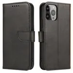 Magnet Case for Samsung A55 with flap and wallet - black | Techbox