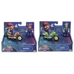 Super Mario Bros - Super Mario Galaxy Movie Mario & Luigi assorted figure + vehicle