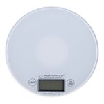 Esperanza EKS003W Electronic Kitchen Scale White Round - Kitchen Scales - Food preparation - Techbox