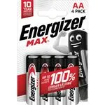 Energizer Max 437642 Battery AA LR6 4 pack Eco - Batteries & Chargers - Consumables - Techbox