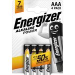 Energizer AP Alkaline Power 410829 AAA LR03 battery 4 pcs. - Batteries & Chargers - Consumables - Techbox