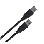 Lanberg CA-USBA-20CU-0010-BK USB cable 1m 2.0 USB A Black - USB Cables - Cables & Adapters - Techbox