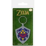 Legend of Zelda Rubber Keychain Hylian Shield 6 cm