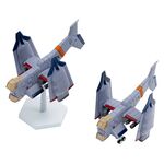 Rebuild of Evangelion SYUTO Tiny Scale Plastic Model Kit UNAF Close Air Support VTOL Aircraft YAGR-3B 5 cm