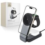 Tech-Protect QI15W-A28 MagSafe 3in1 Inductive Charger with Smartphone / Apple Watch / AirPods Stand - Black