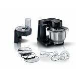 Bosch Serie 2 MUMS2EB01 food processor 700 W 3.8 L Black, Stainless steel