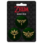 THE LEGEND OF ZELDA - Triforce  - Pack 3 Badges