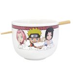 NARUTO - Ramen Bowl with Chopstick 414ml - Team Seven