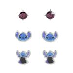STITCH - Scary Stitch - 3 Pairs of Studs Earrings