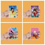 DRAGON BALL - Characters - Set of 4 Lenticular Magnet