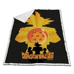 DRAGON BALL SUPER - Sherpa Blanket 130x170cm - Dragon Ball