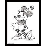 DISNEY - Framed 30X40 Print - Minnie Mouse Sketched Single