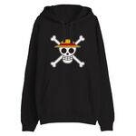 One Piece Sweater Skull Black Size S